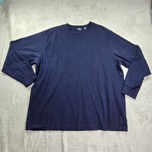 Stanley Stella Unisex Freestyler Heavyweight Long Sleeve T Shirt XXL Blue